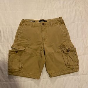 Tan Hollister classic cargo short size 30 waist